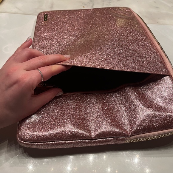 Rose Gold Sparkle MacBook Pro 16” Laptop sleeve - Picture 5 of 6